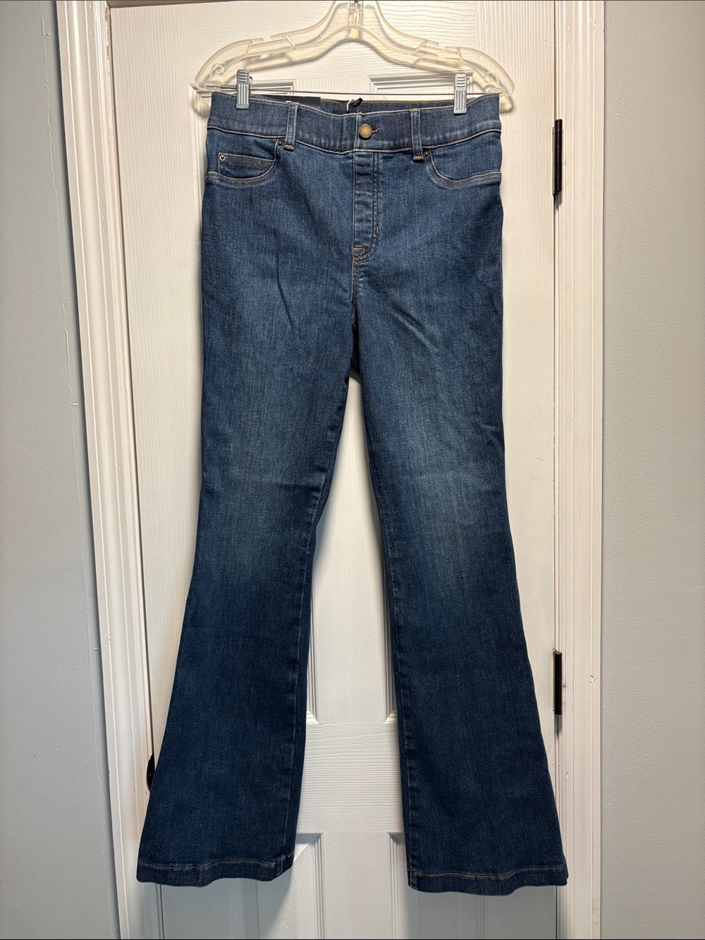 SPANX Dark Blue Flare Jeans